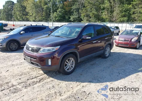 2015 Kia Sorento Lx из США, поврежденный, VIN 5XYKT3A65FG600794